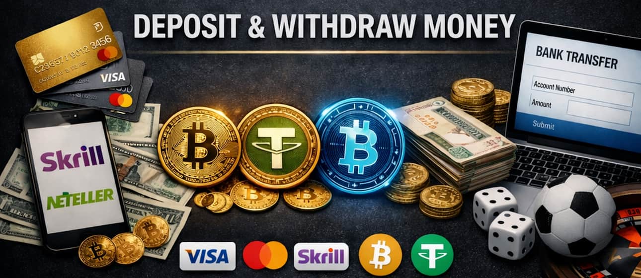 Deposit and withdrawal methods